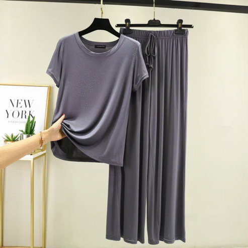 Sleepwear Short Sleeve Casual Nightwear