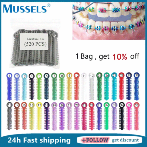 Teeth Braces Dentistry Elastomeric Ring Leagues Lab