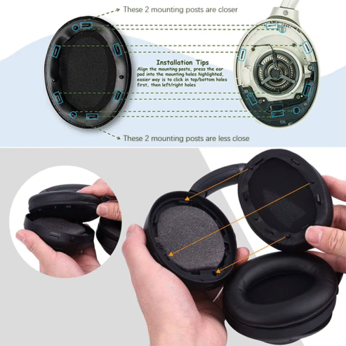 Headphones Earmuff Ear Pads Cushions