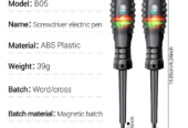 Neon Bulb Indicator Meter Electric Pen