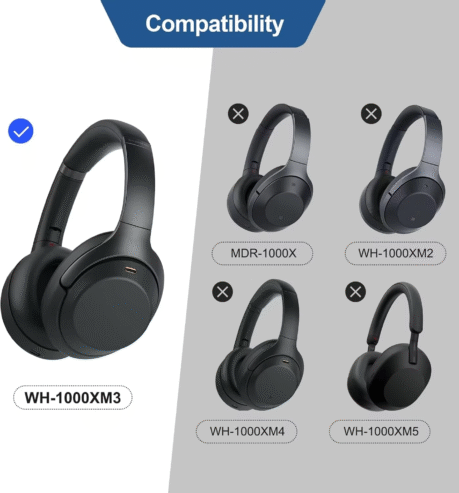 Headphones Earmuff Ear Pads Cushions