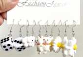 Earrings Art Sweet and Cute