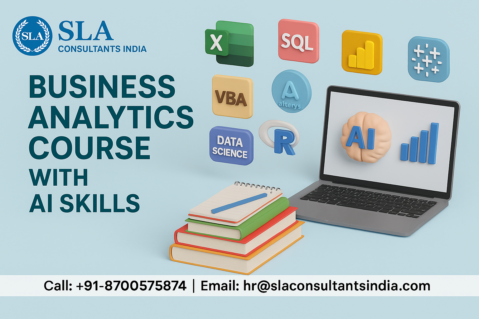 2026 Best Institute, Business Analytics Certification Program in Delhi, Redesign Job with AI Skills, by SLA Consultants Delhi, India,