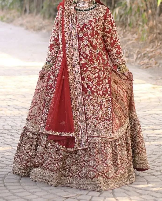 Bridal Dress | Rajistani farshi lehnga | Bridal lehnga | Wedding dress