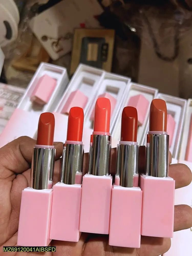 Pack of 5 high pigment lipstick