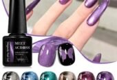 Cat eye nail gel