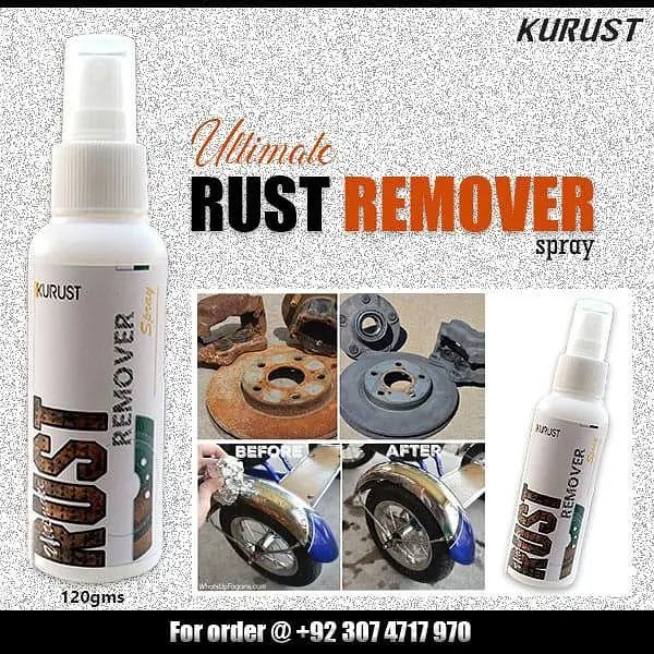 Bike rust remover spray