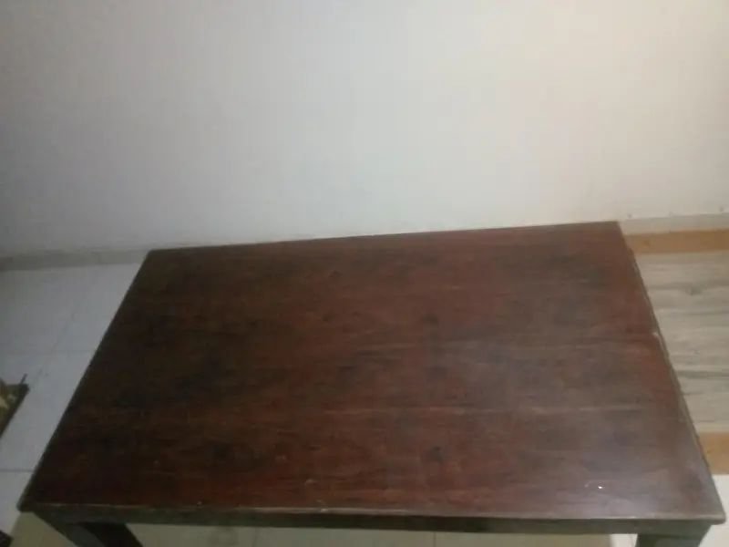Wooden dining table