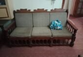 Wooden sofa set