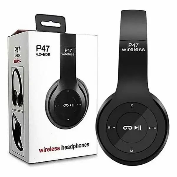 P 47 Wireless Bluetooth Headphones