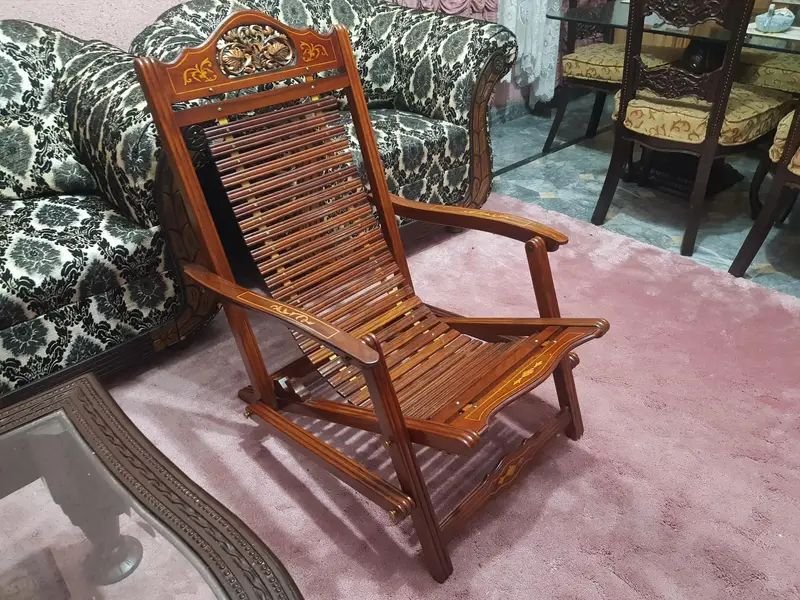 Wooden easy chair for sale