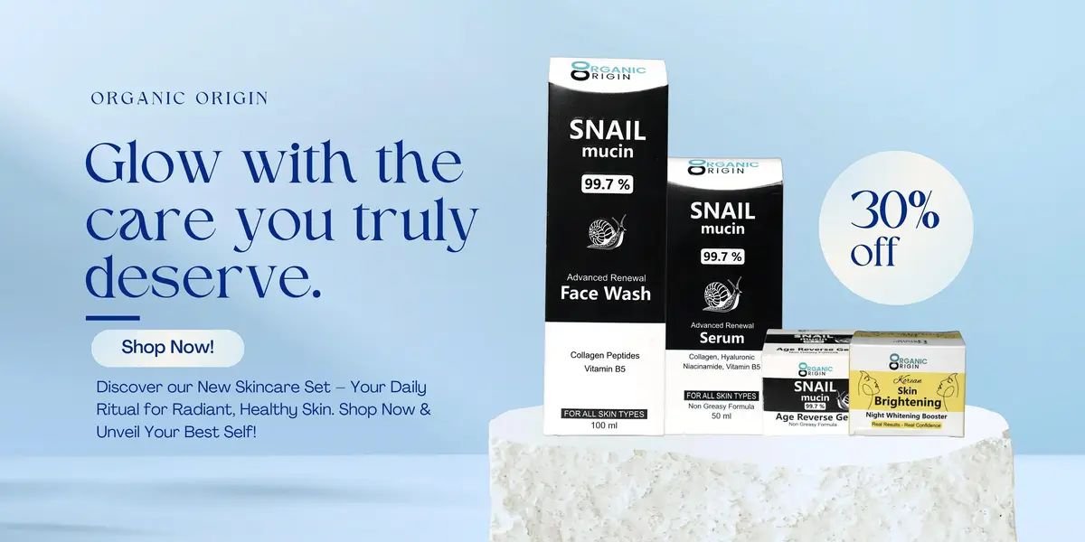 Organic Snail Serum 50ml – Hydration, Brightening & Anti-Aging