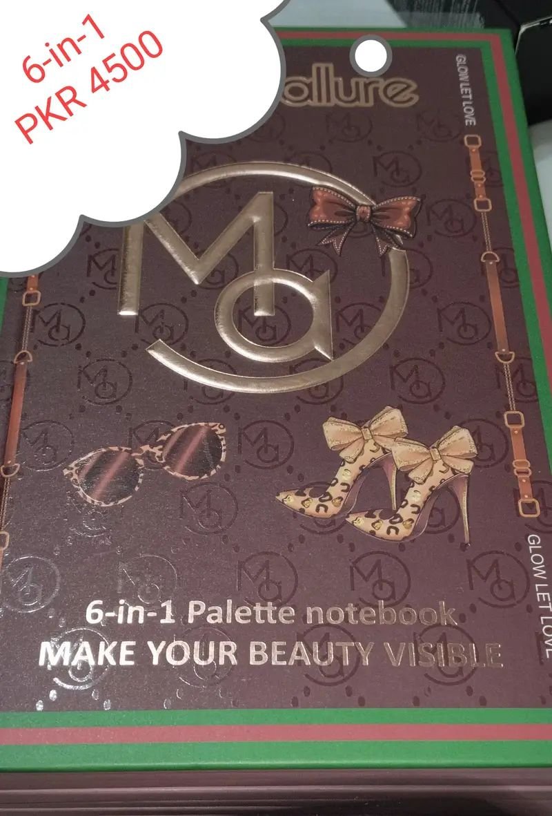 Mocallure 6-in-1 palette notebook