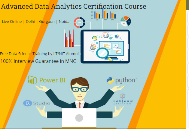 Data Analytics Course Training in Delhi, 110020 – For Professionals “Holi Offer 2026” Free Tableau and “Data Science Course” [with IBM Certification Support] @ {SLA Consultants} “100% Job Guarantee”
