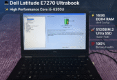 💻 Dell Latitude E7270 Ultrabook | 16GB RAM | 512GB M2 SSD 🚀