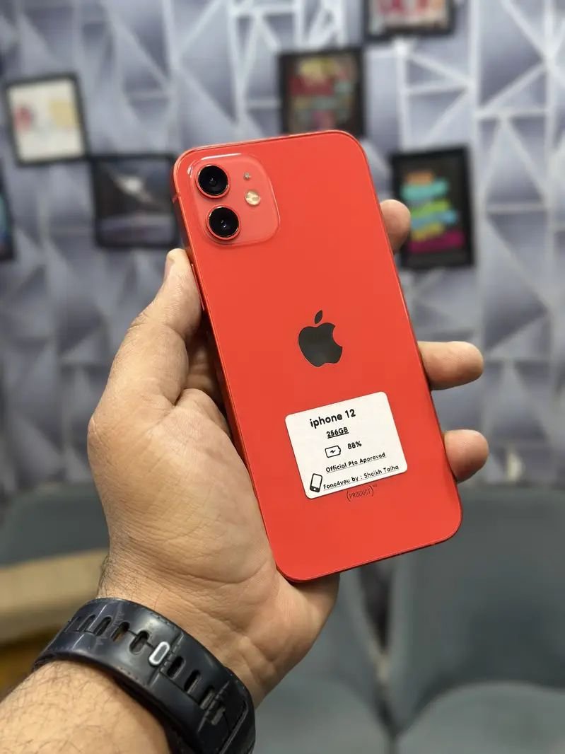 iphone 12 256GB Pta Approved mint condition battery 88%