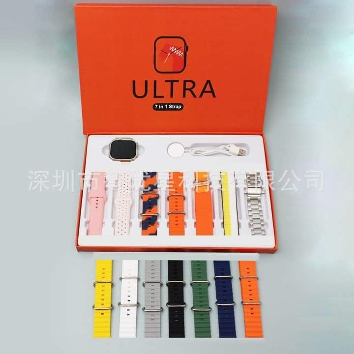 7 in 1 Ultra Smart Watch Premium Straps