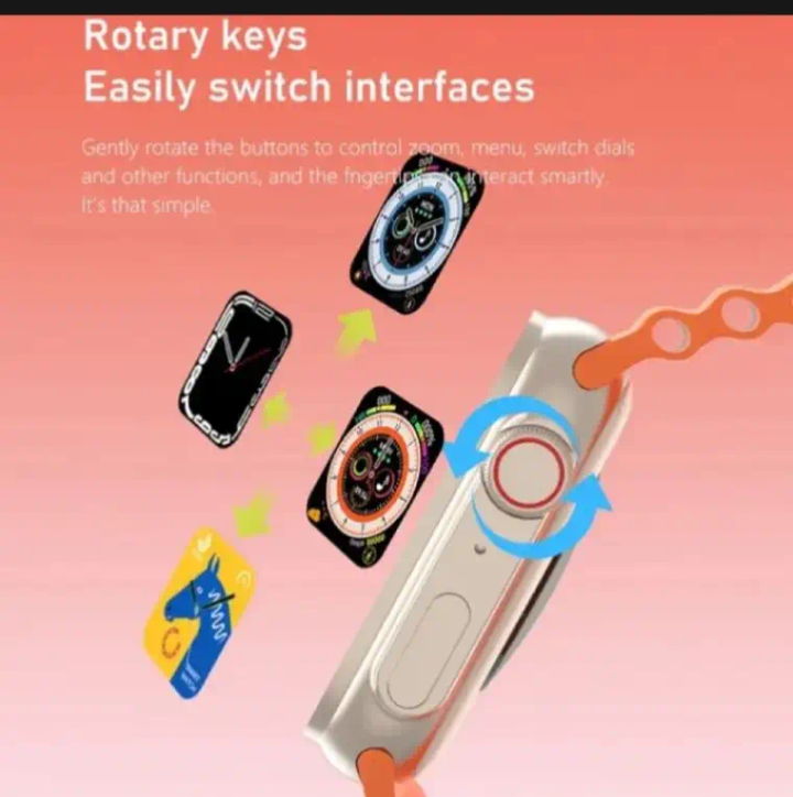 7 in 1 Ultra Smart Watch Premium Straps
