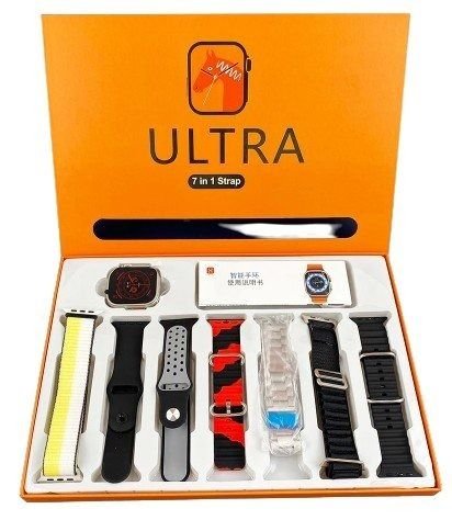 7 in 1 Ultra Smart Watch Premium Straps