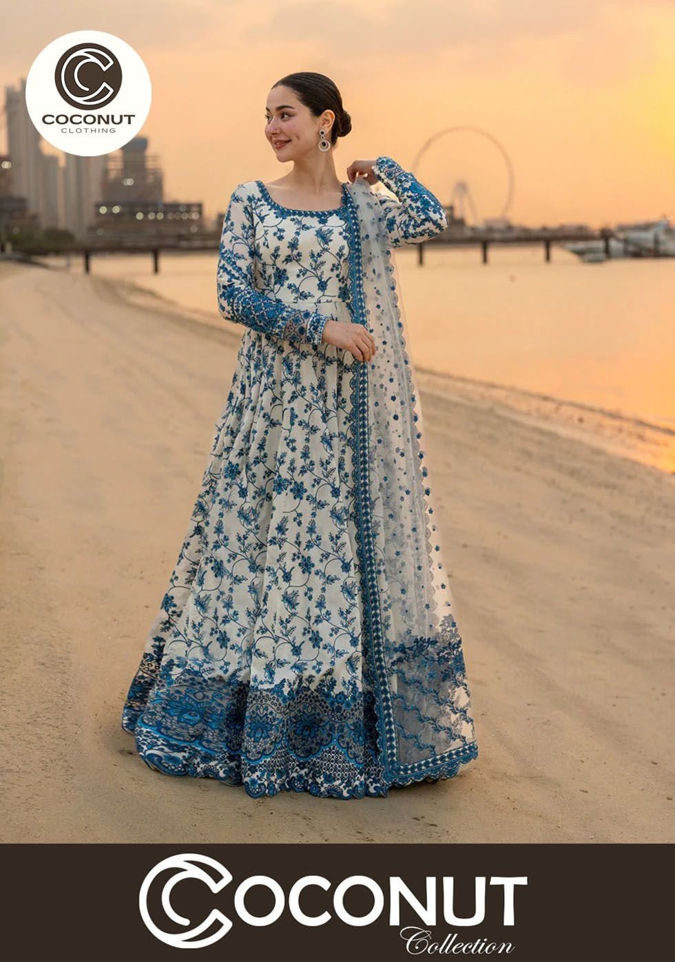 *Coconut Collection* “`VIRAL HANIA DIGITAL PRINT MAXI 3PCS“` 💙 Front & Back Allover Digital Printed Long Length Maxi With Neck Lace Digital Printed Chiffon Dupatta 3Pcs Size Measurement Chest 21 Maxi Length 52/53 *LONG LENGTH And Flair MAXI* *Flair 110 Inches* Stuff Swiss Lawn Trouser Length 37/ 38 Trouser Stuff *Crepe Georgette* Allover Digital Printed Dupatta Stuff *Chiffon* Price Rs: 3500/- *Real Pictures 😍😎