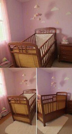 WOODEN COT