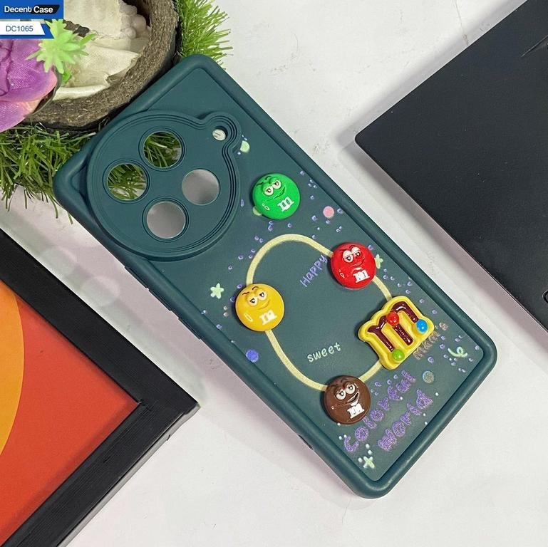 Tecno Camon 30S Green Back Cover – Cartoon Soft Silicone Case for Girls