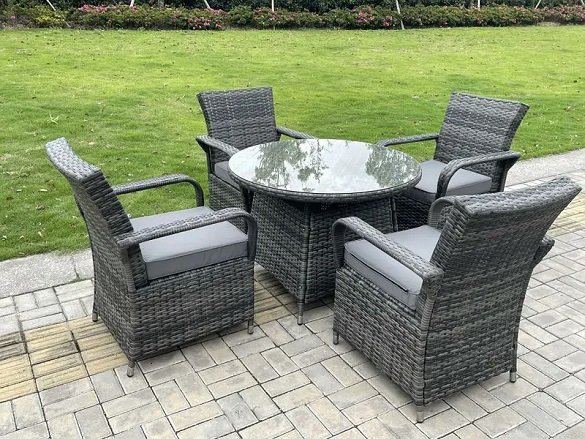 4 seater dining table set/Lawn chairs/rattan furniture/sofa chairs