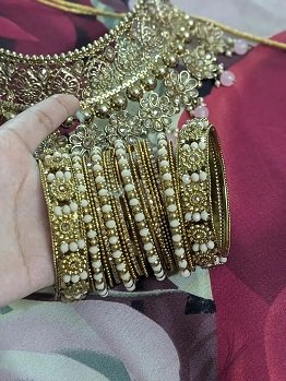 Luxury Kundan Choker Necklace Set | Bridal Jewelry | Wedding Jewelry
