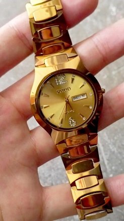 RHDD Golden Quartz Watch (Like New – Used 2 Weeks Only) Saddar, Peshawar