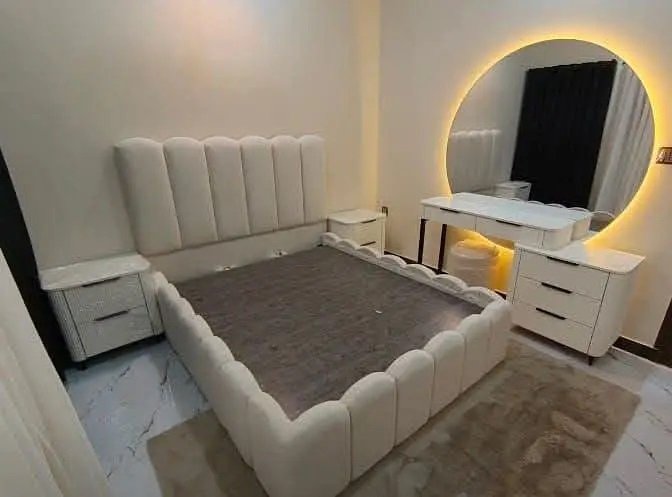 Bed Set/King Size Bed/Double Bed/Wooden Bed/Luxury Bed/Bed/Poshish Be