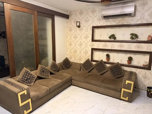 L shape 7 seater sofa