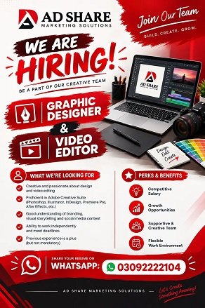 Graphic Designer & Video Editor