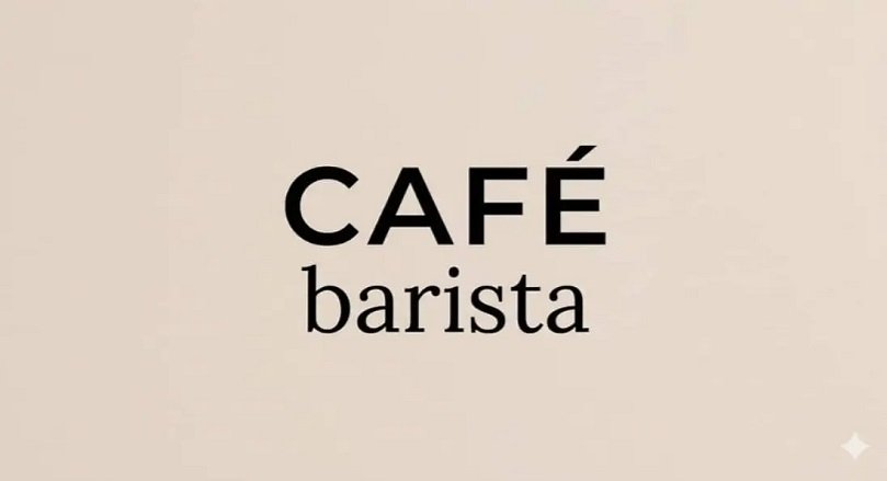 Cafe I Male I Female I Barista