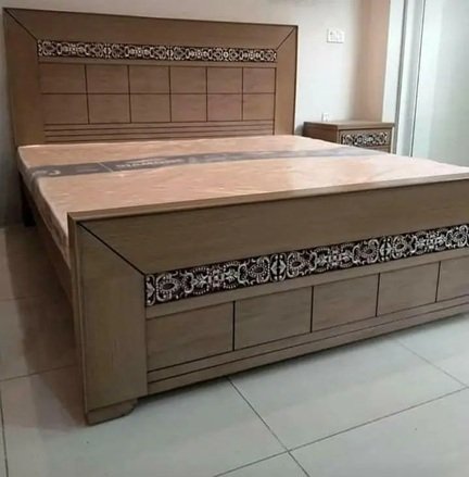 Double bed / bed set / king size bed / wooden bed / bed / Furniture