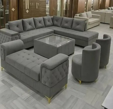L Shape Sofa/Bubble Sofa/Corner Sofa/5Seater Sofa /7 Seater Sofa
