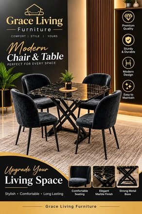 4 Chair, Dining Table fo sale, Dining 4 Chair, Table For sale Anaya Heights, Islamabad